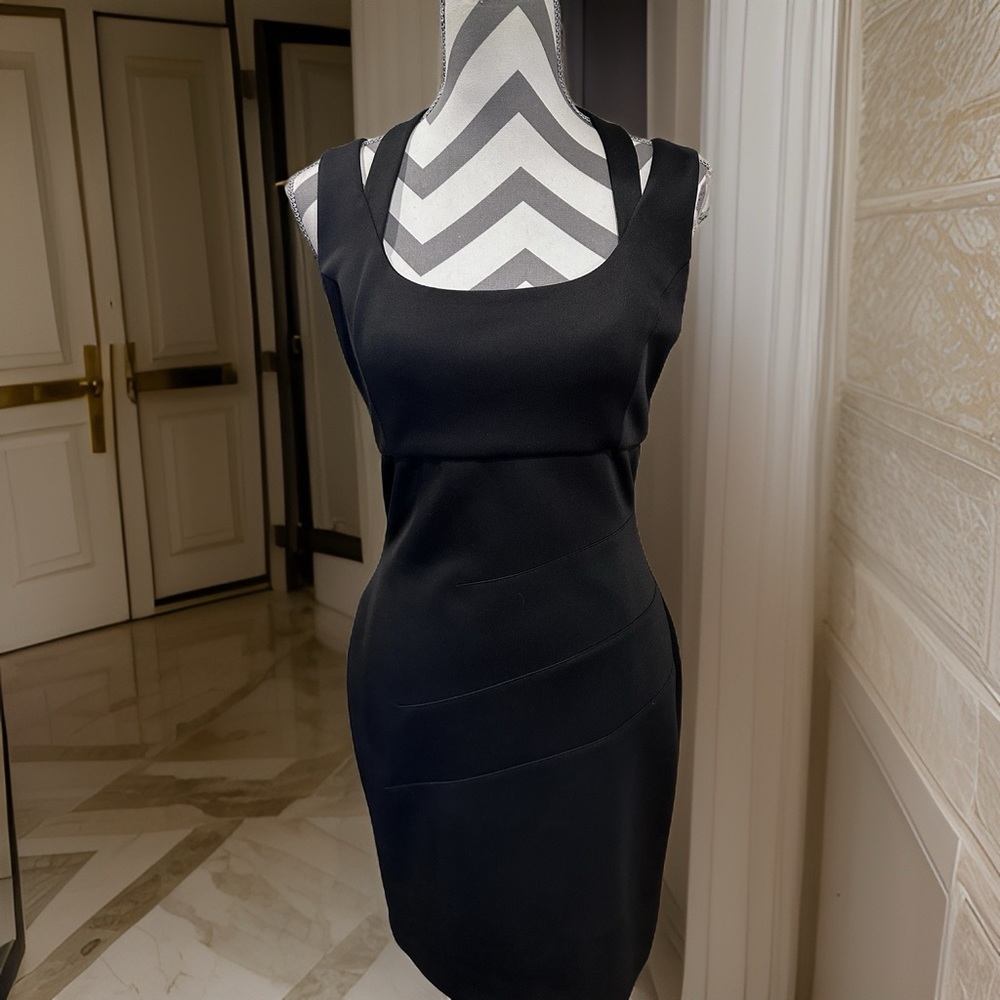 Elegant Black Sleeveless Dress